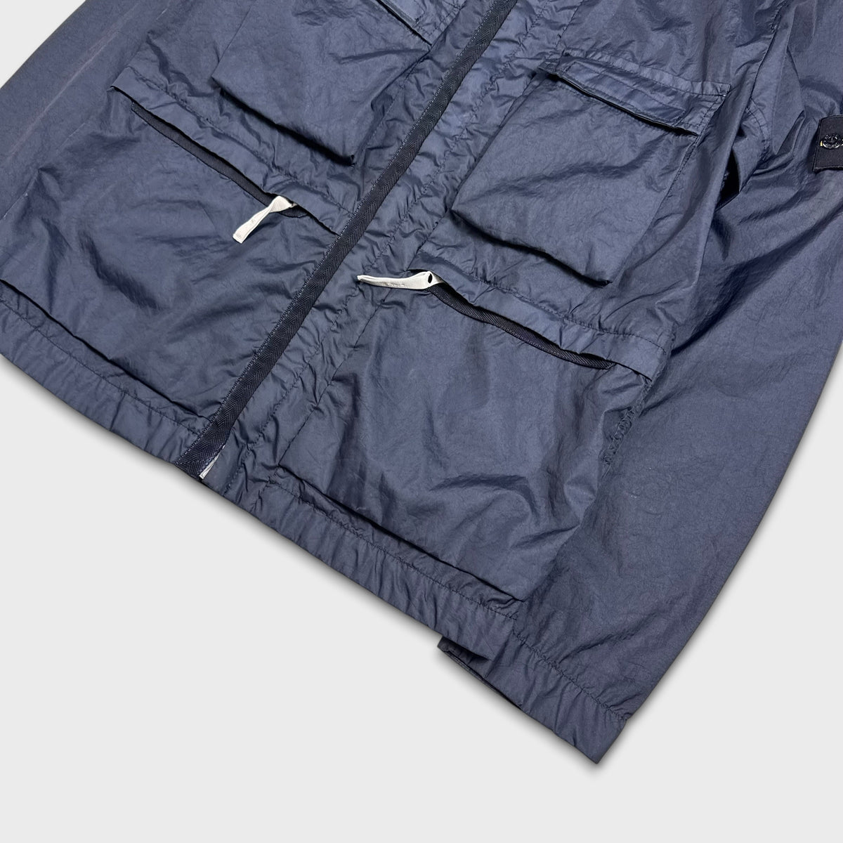 Stone Island Navy Membrana 3L TC Jacket M