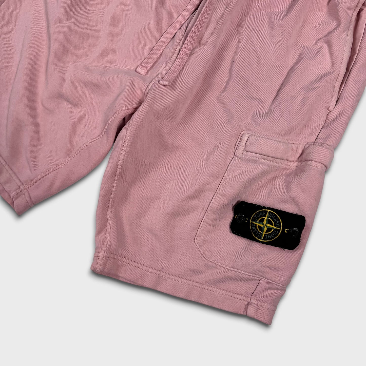 Stone Island Pink Cotton Shorts M