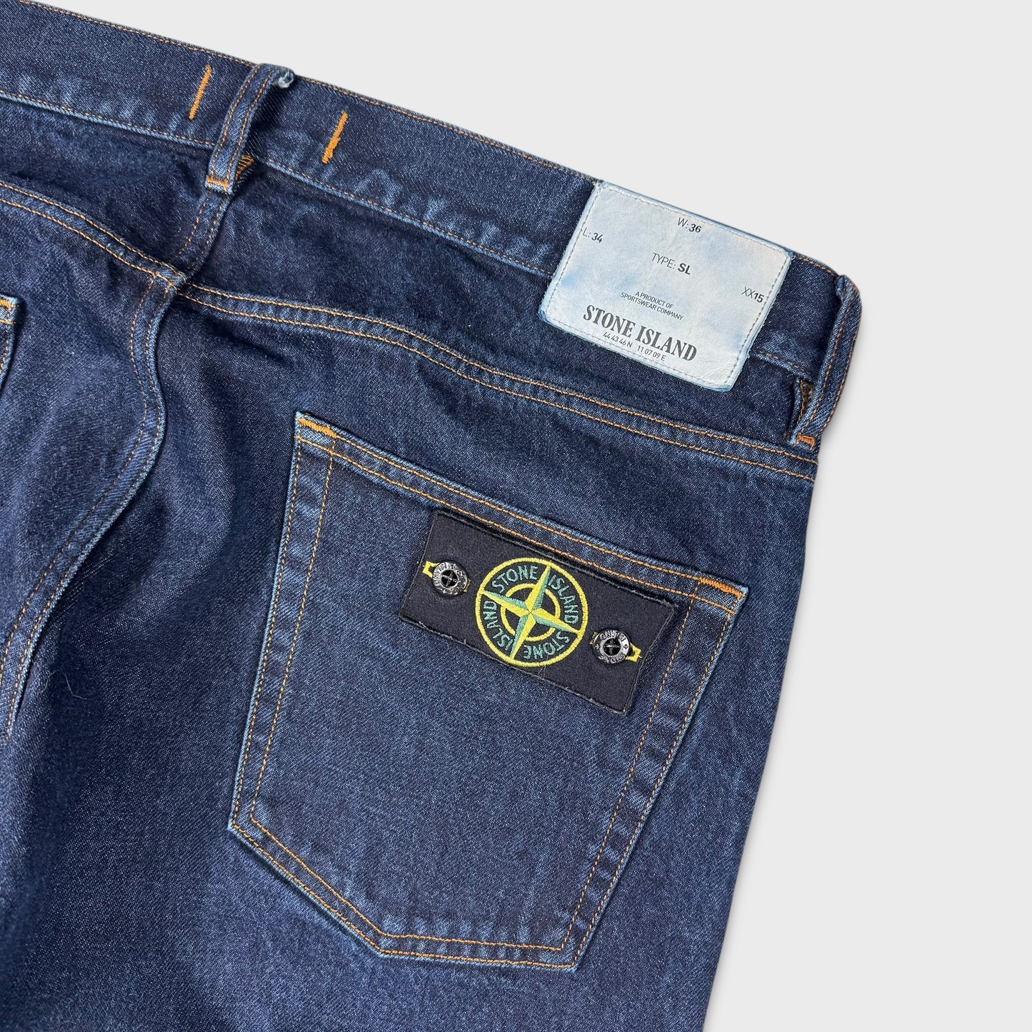 Stone Island Dark Blue Denim Jeans W36