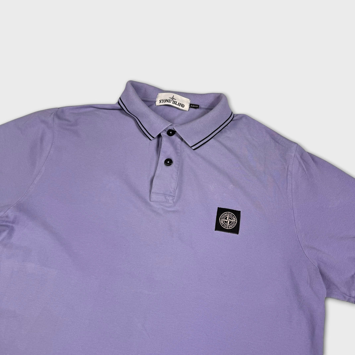 Stone Island Lilac Polo Shirt XL
