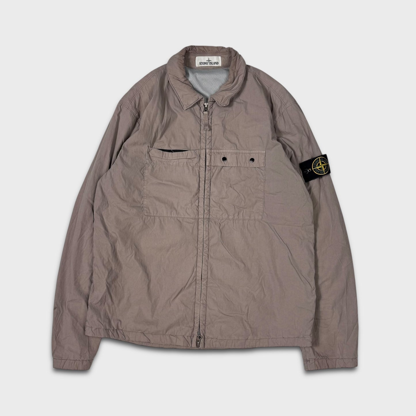 Stone Island Padded Grey Overshirt Jacket M