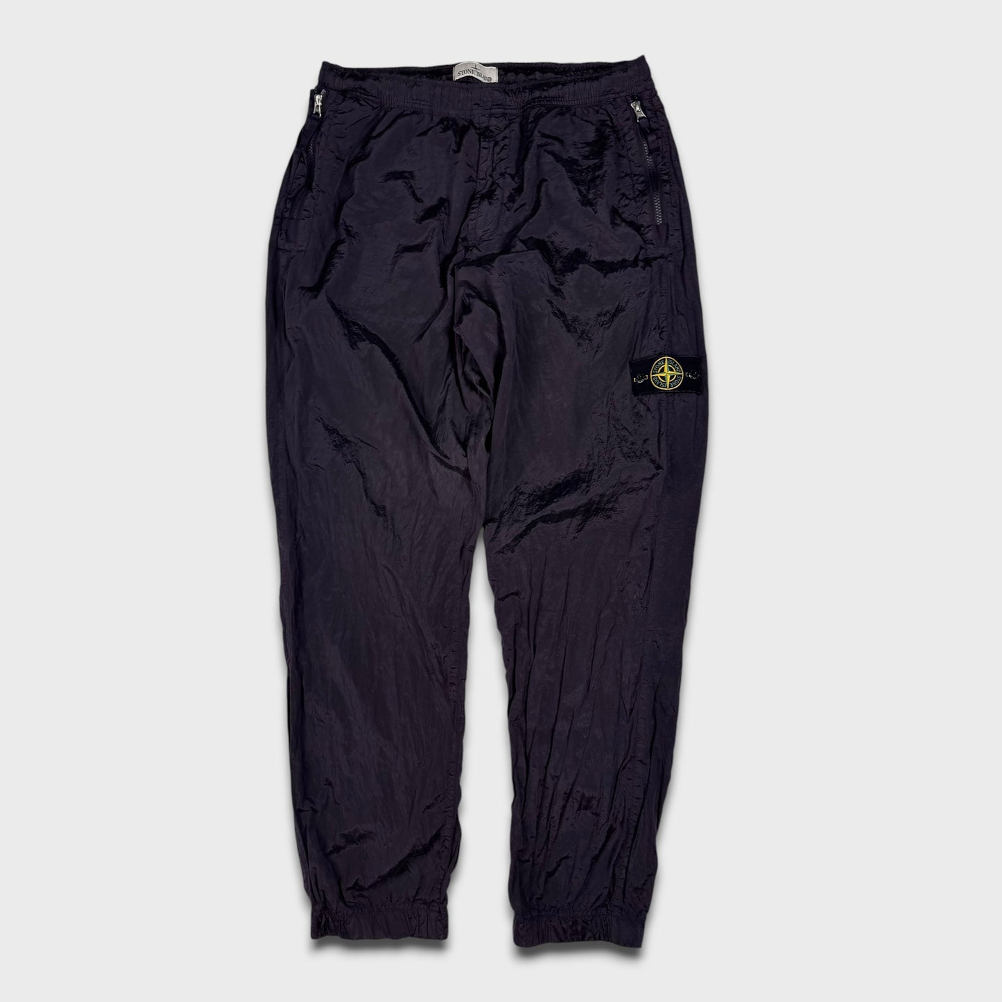 Stone Island Midnight Purple Nylon Metal Cargo Pants W34