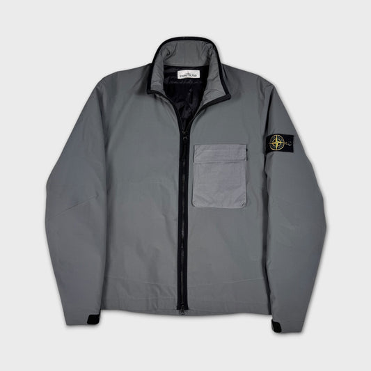 Stone Island Grey Primaloft Technology Soft Shell Jacket L