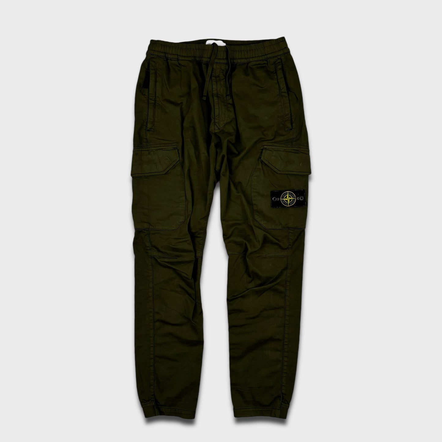 Stone Island Green RE-T Cargo Pants W32