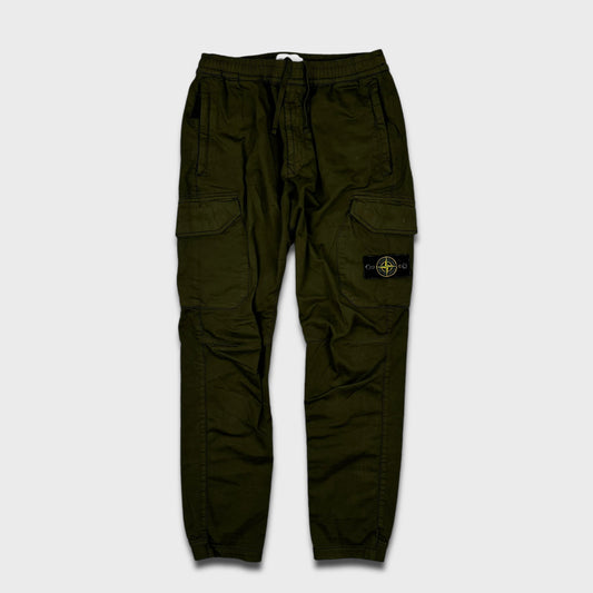 Stone Island Green RE-T Cargo Pants W32