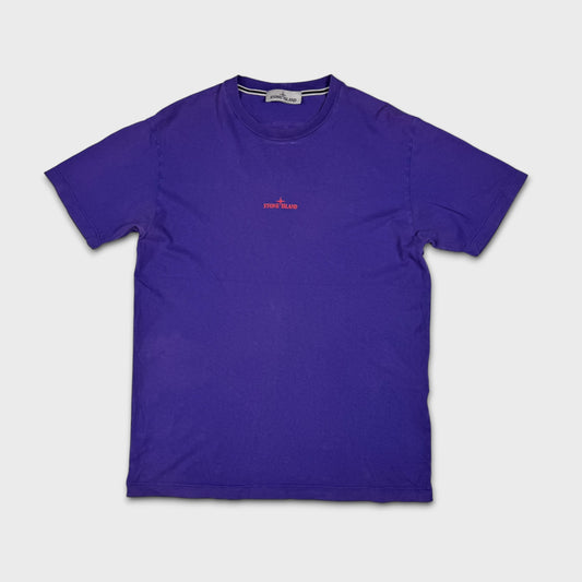 Stone Island Royal Blue Graphic T-Shirt L