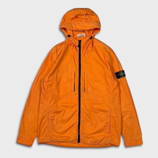 Stone Island Hooded Orange Overshirt Jacket XXL