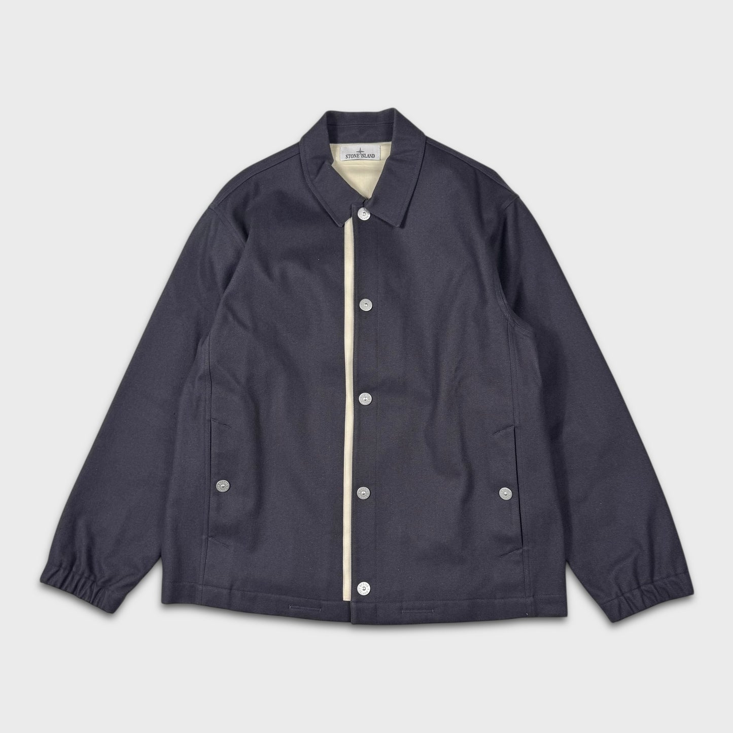 Stone Island Marina Panno Resinato Wool Jacket L