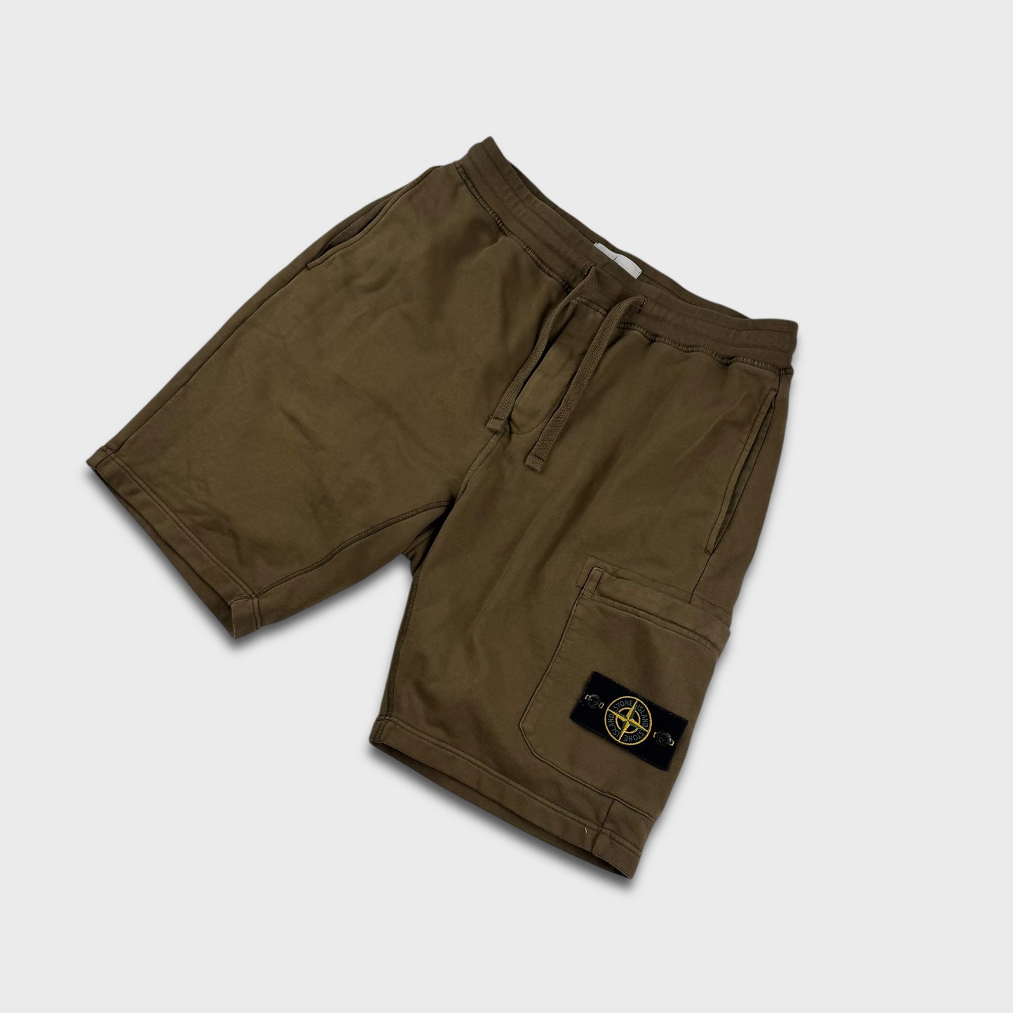 Stone Island Dark Green Cotton Shorts M