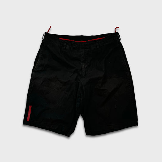 Prada Sport Lightweight Tela Cotton Shorts W30