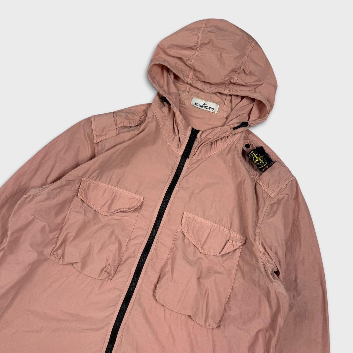 Stone Island Shoulder Badge Tela Hooded Jacket XL