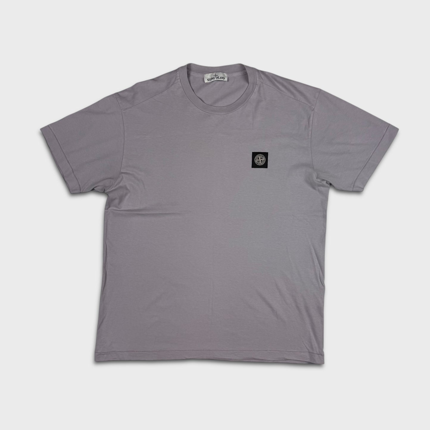Stone Island Lavender Compass Logo T-Shirt XL