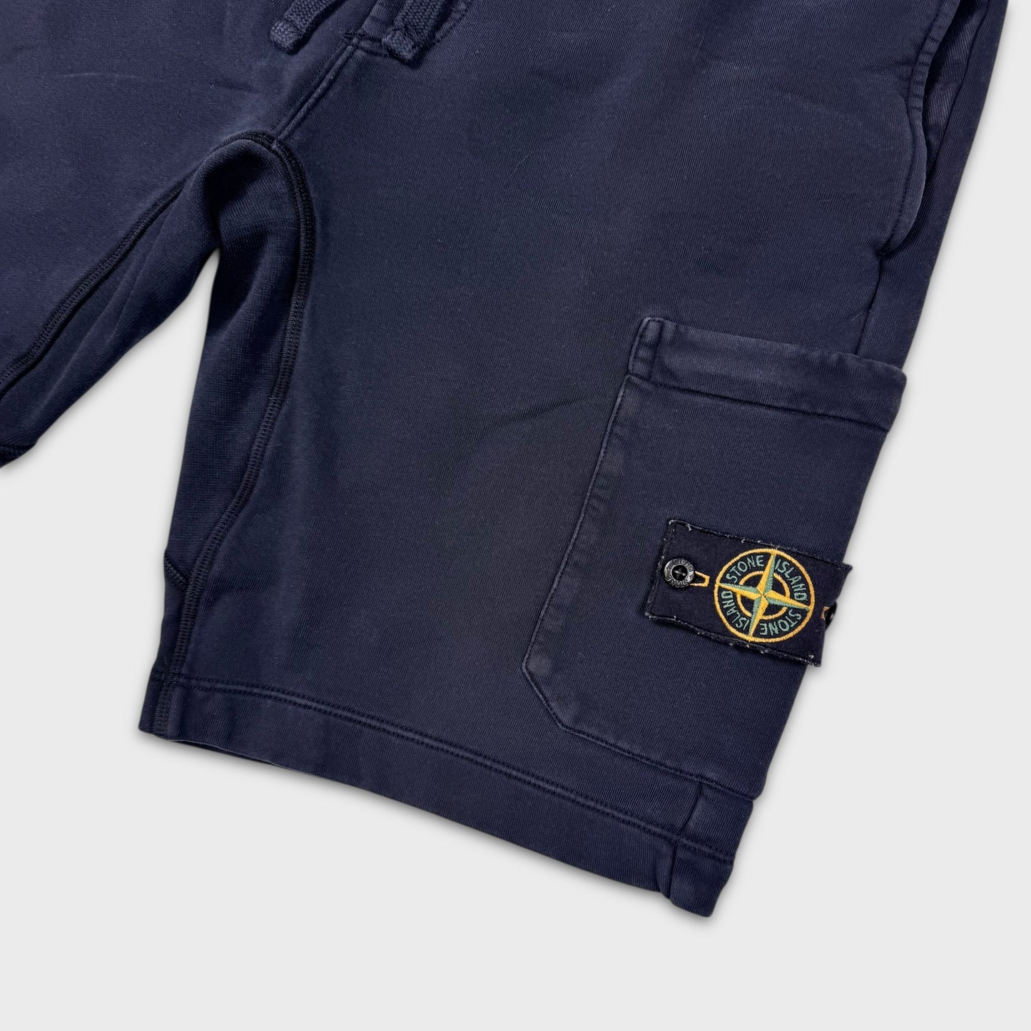 Stone Island Navy Cotton Shorts XL