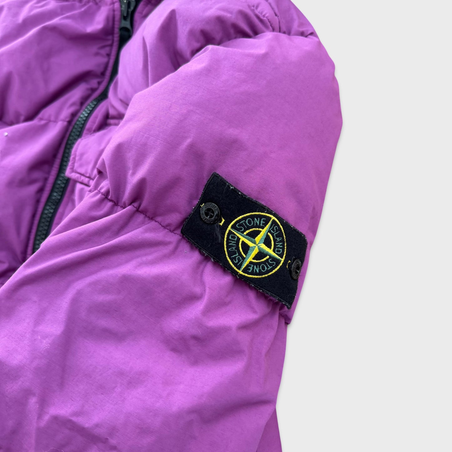 Stone Island Magenta Purple Naslan Light Watro Down-TC Jacket M