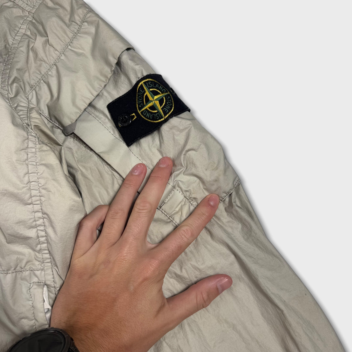 Stone Island Membrana 3L TC Hooded Jacket L