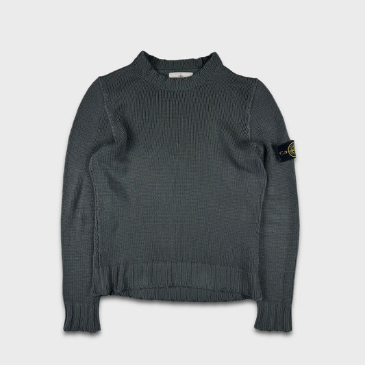 Stone Island Petrol Green Knit Jumper M