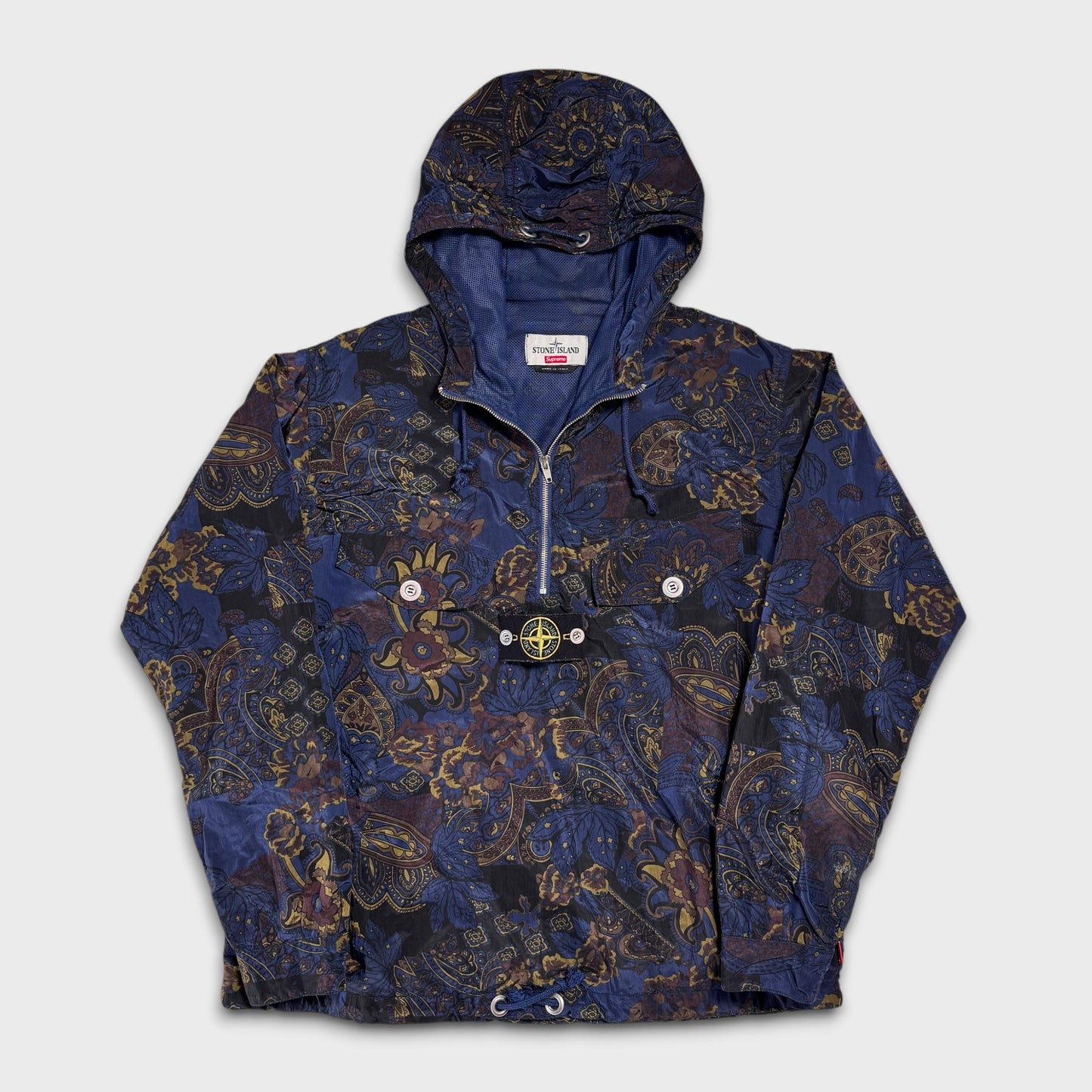 Stone Island x Supreme Paisley Nylon Metal 5C Anorak Jacket M