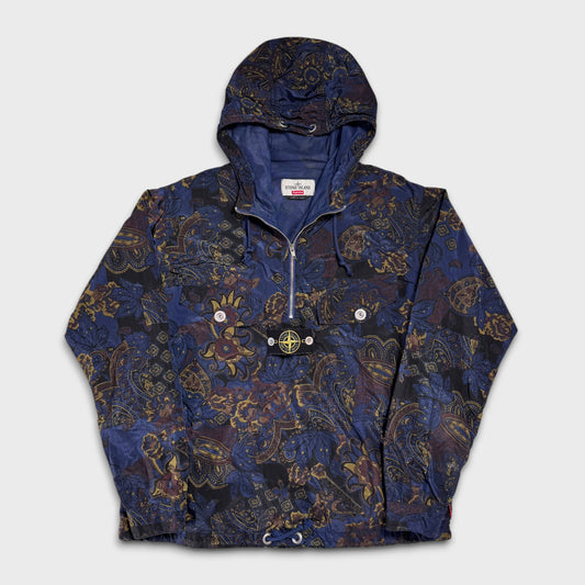 Stone Island x Supreme Paisley Nylon Metal 5C Anorak Jacket M