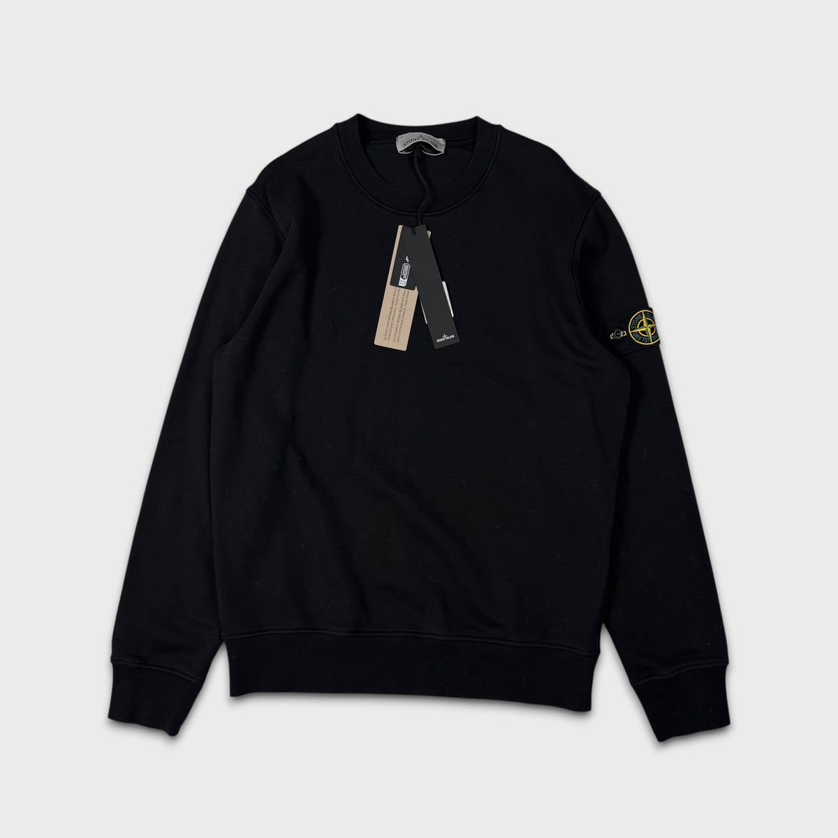 Stone Island Black Crewneck Sweatshirt NEW M