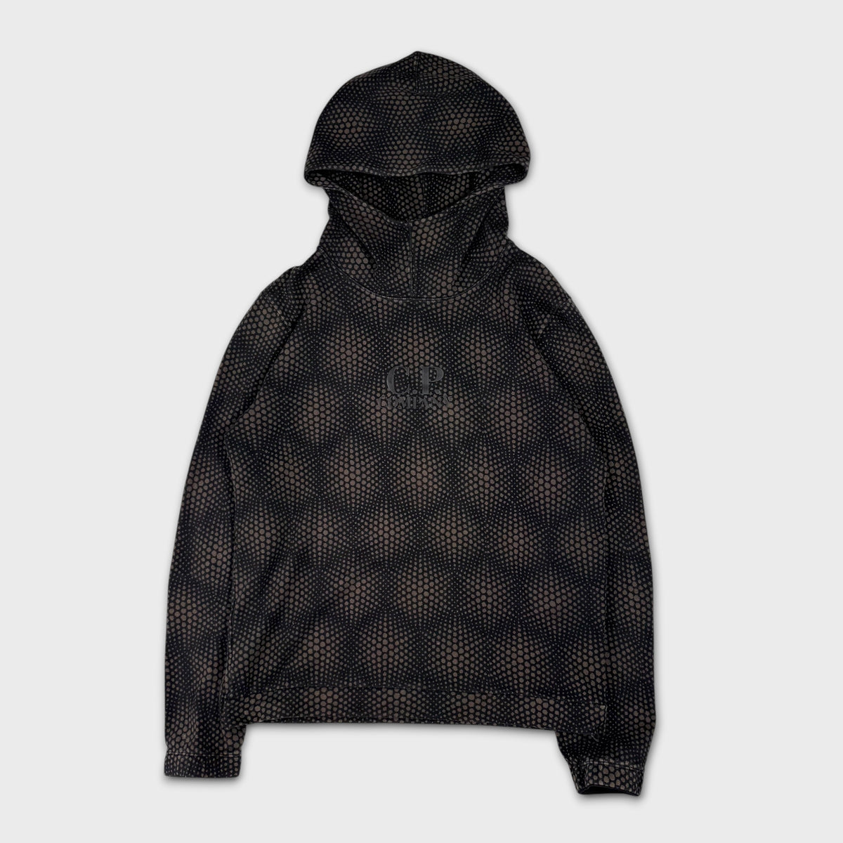 CP Company Spellout Camo Sniper Hoodie L