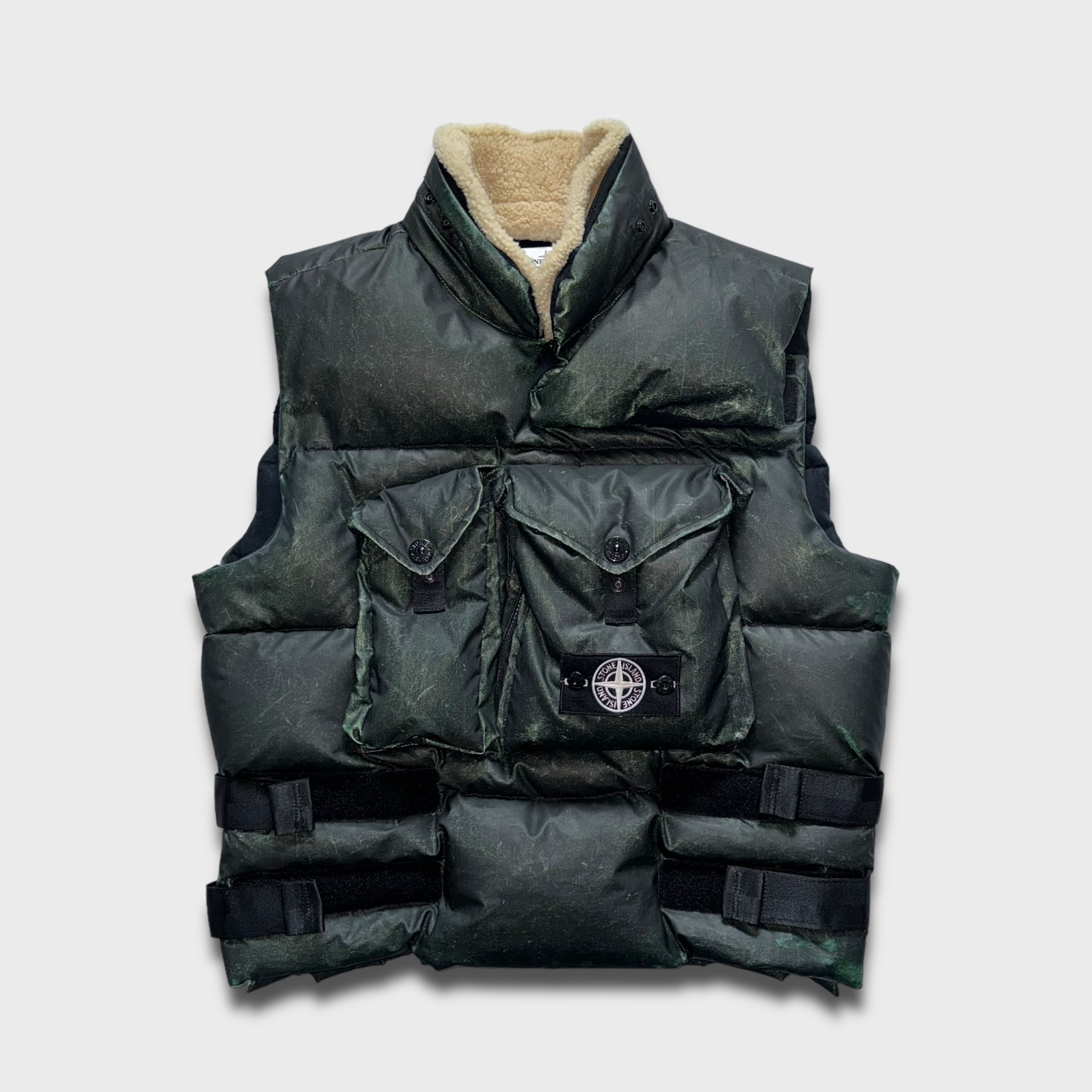 Stone island reflective vest on sale