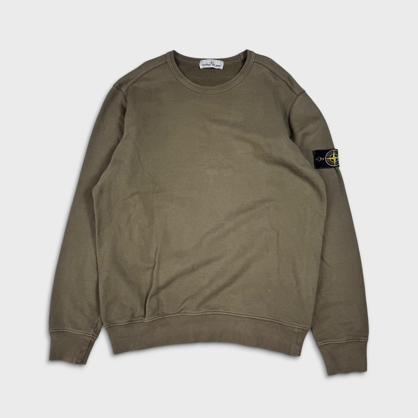 Stone Island Olive Green Crewneck XL