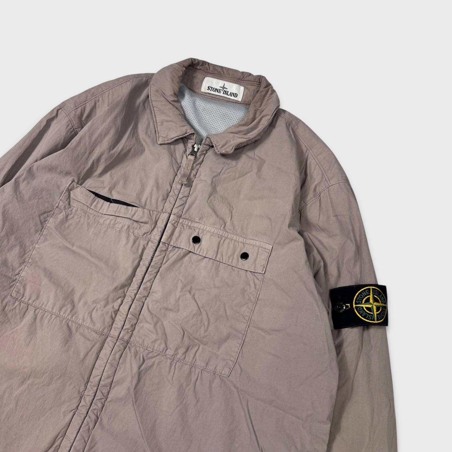 Stone Island Padded Grey Overshirt Jacket M