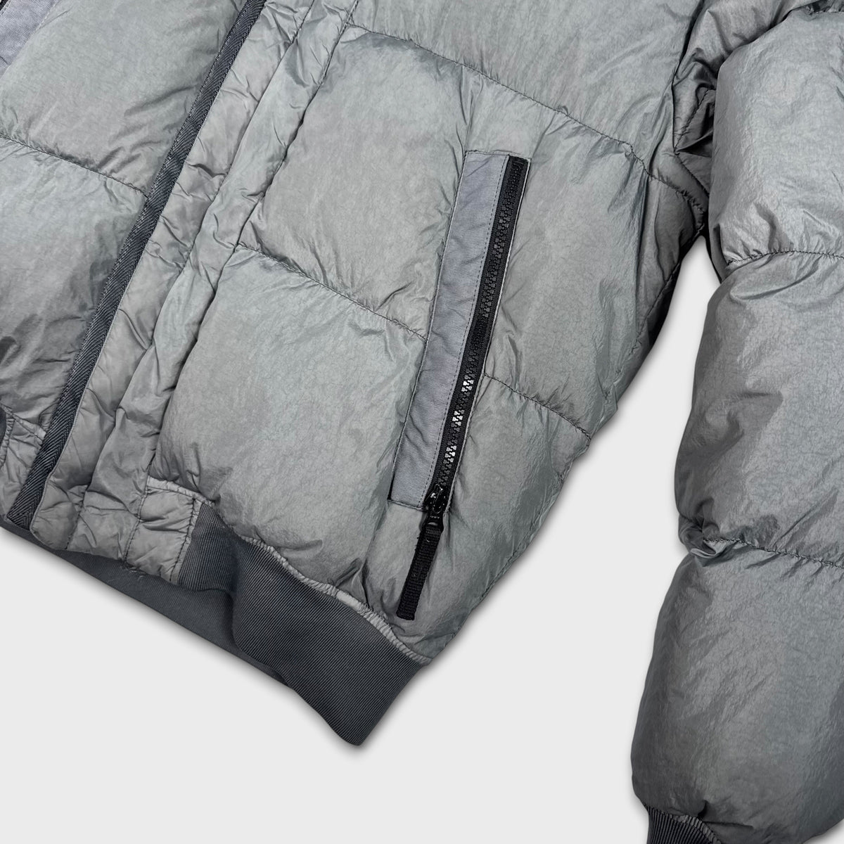 Stone Island Garment Dyed Crinkle Reps NY Down Puffer Jacket S
