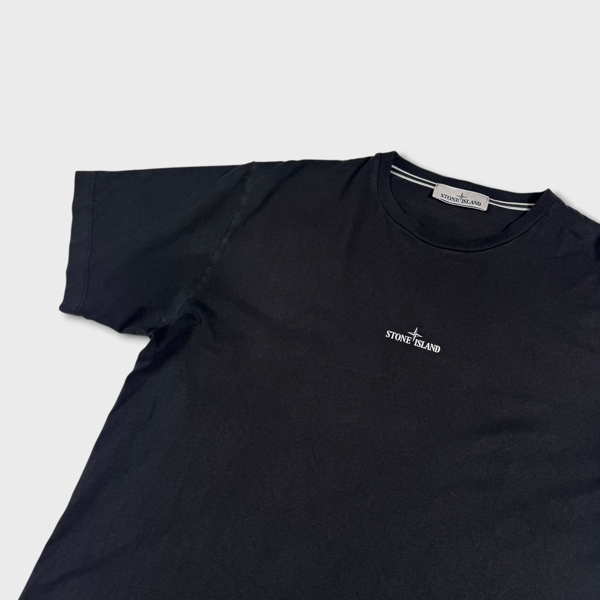 Stone Island Black Graphic T-Shirt XL