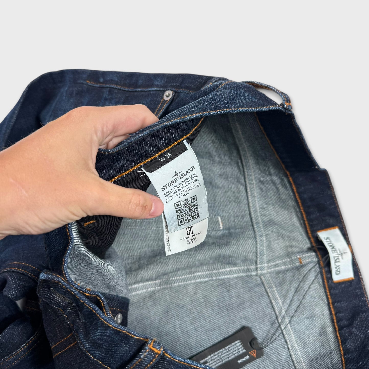 Stone Island Dark Blue Denim Jeans W36 NEW