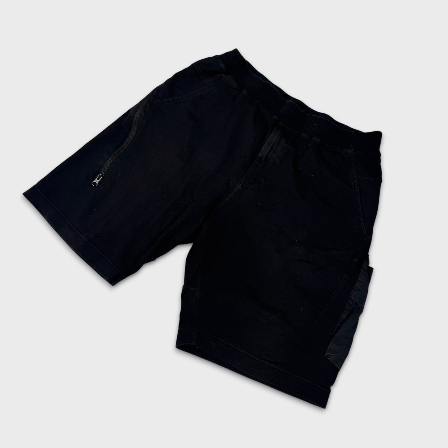 Stone Island Black Ghost Cargo Shorts S