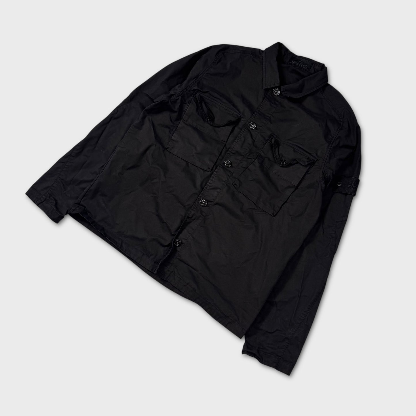 Stone Island Double Pocket Ghost Overshirt Jacket L