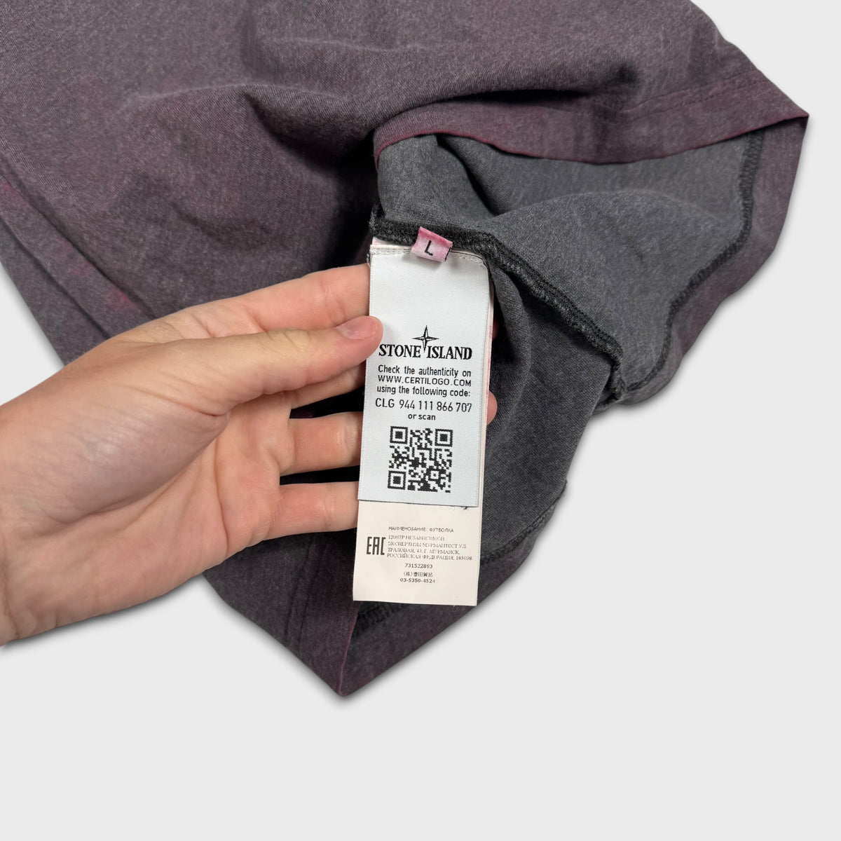 Stone Island Dust Effect T-Shirt L