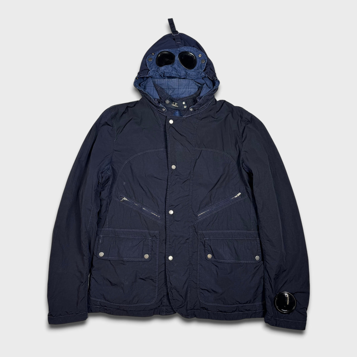 CP Company x Jaeger-Lecoltre Navy Reversible Goggle Jacket XL
