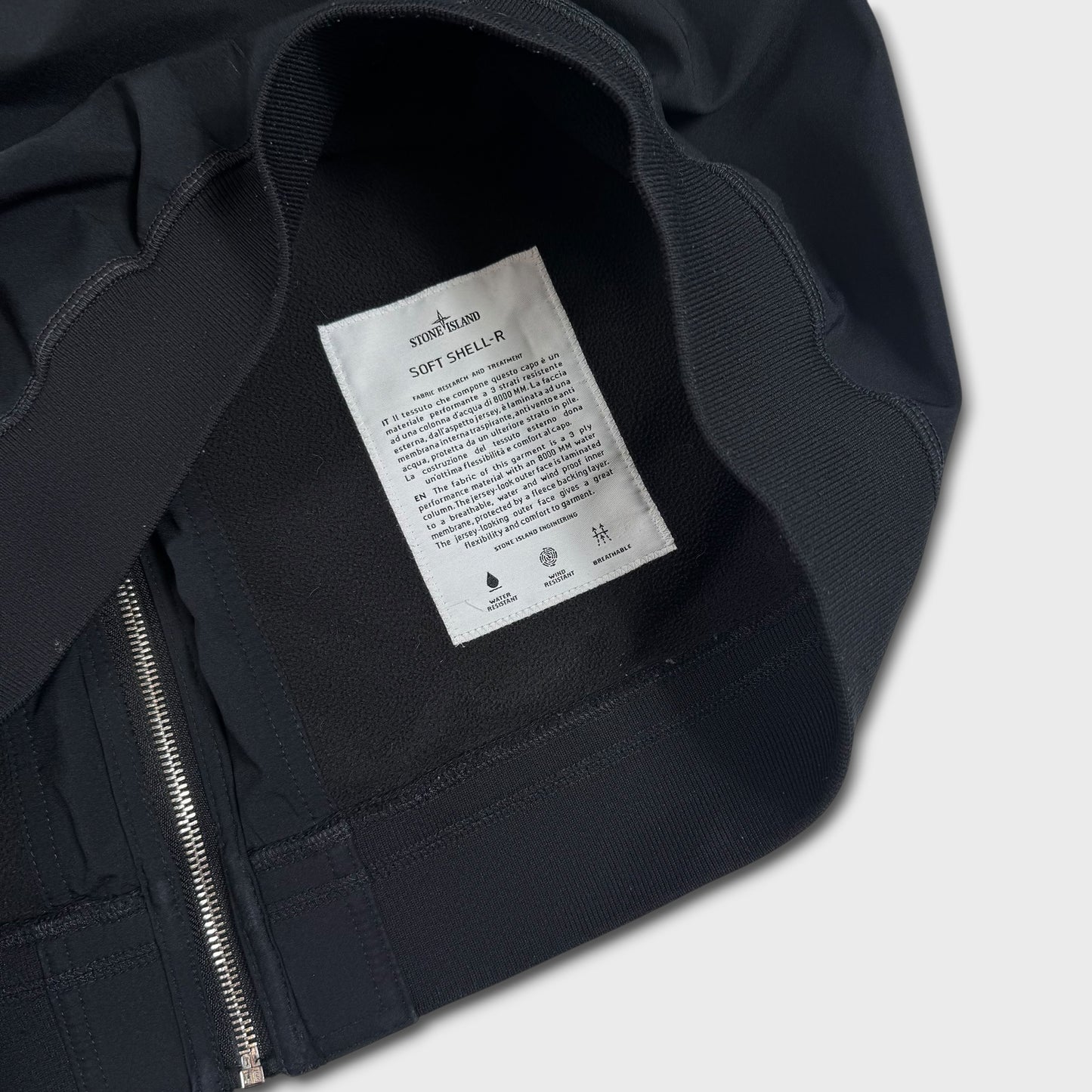 Stone Idland Black Soft Shell Jacket XXL
