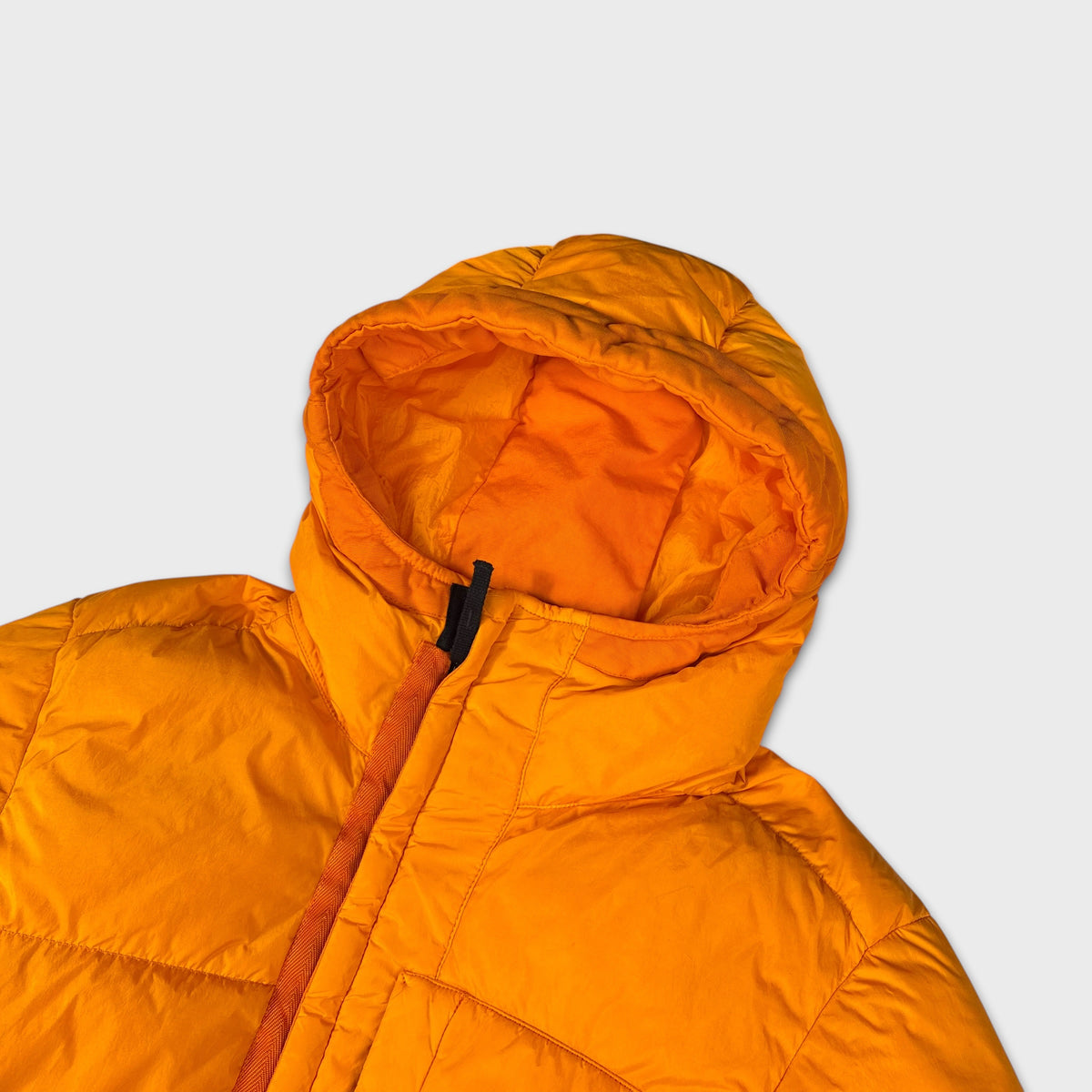 Stone Island Orange Crinkle Reps NY Down Puffer Jacket S