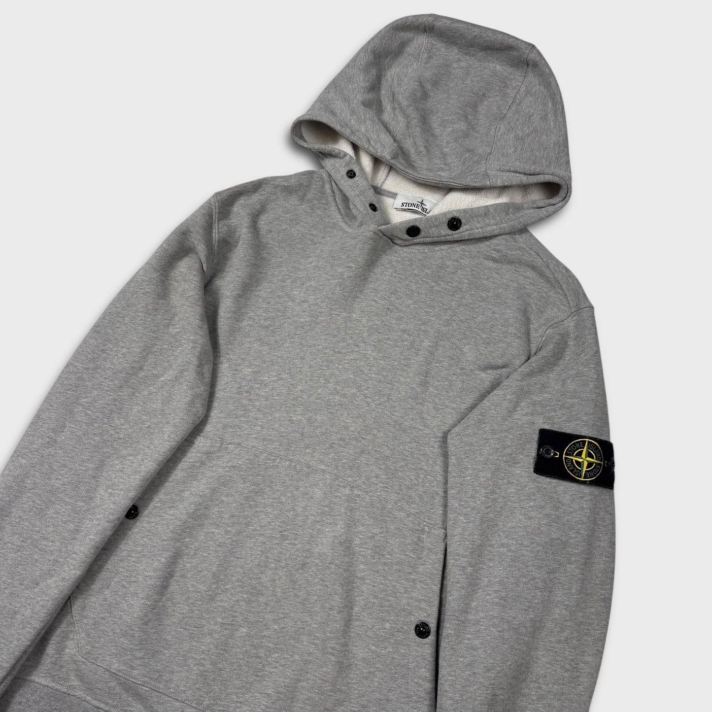 Stone Island Grey Pullover Hoodie M