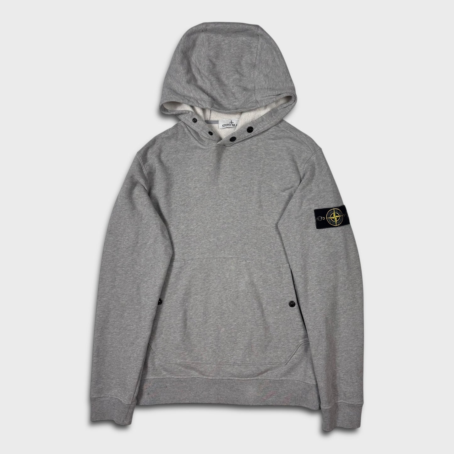 Stone Island Grey Pullover Hoodie M
