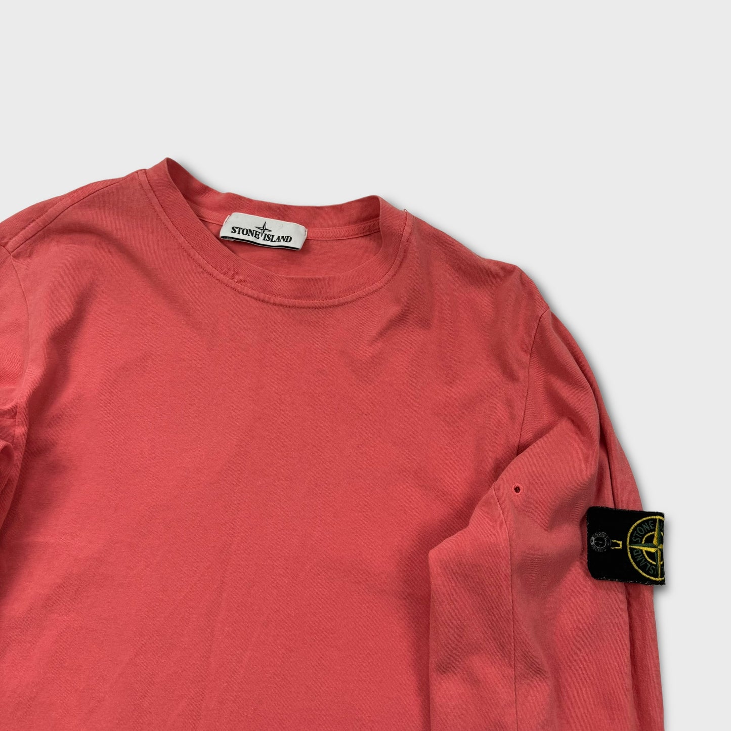 Stone Island Pink Longsleeve T-Shirt S