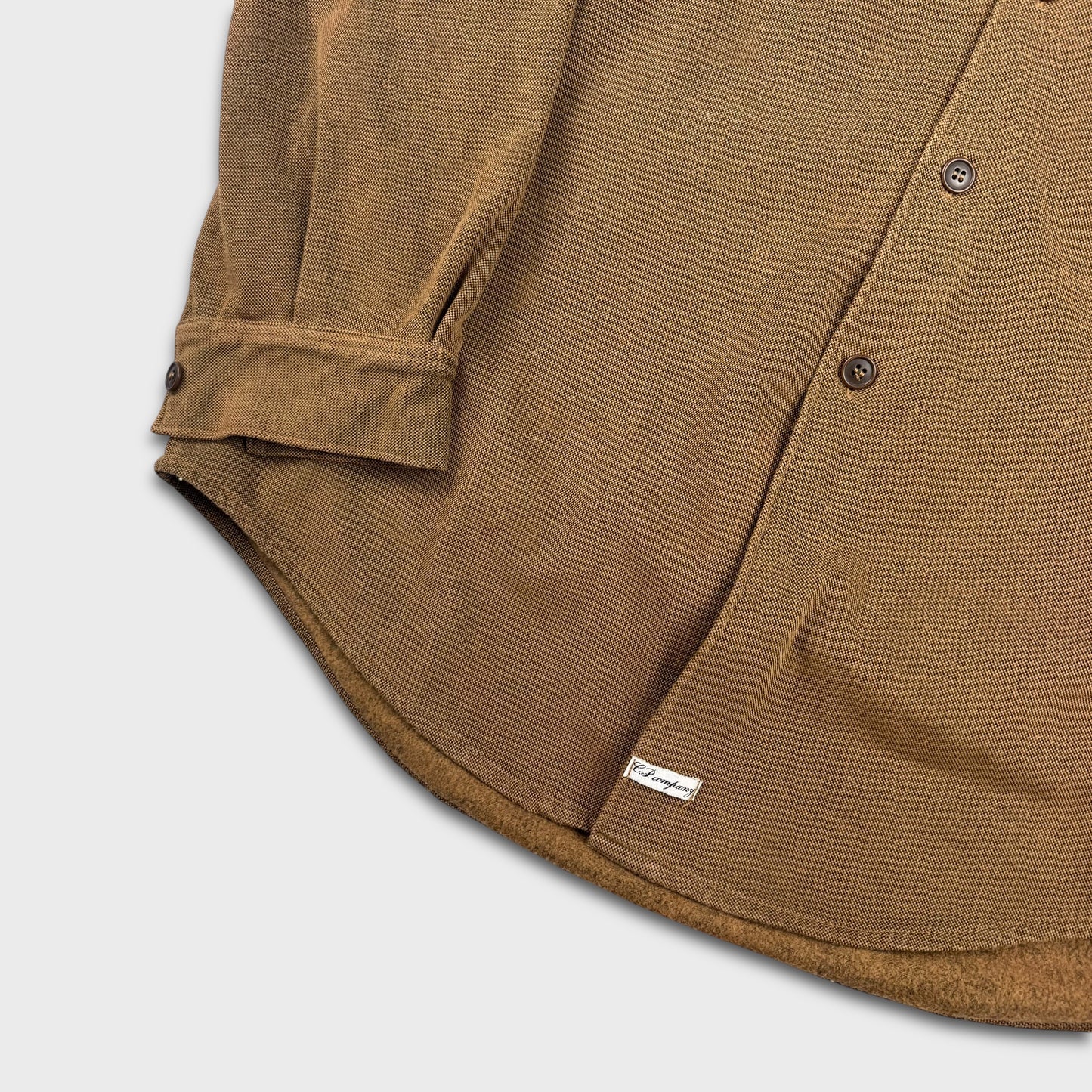 CP Company Vintage Brown Button Shirt L