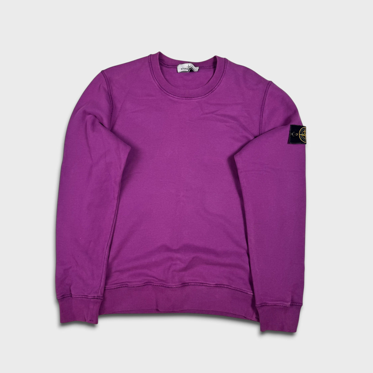 Stone Island Magenta Crewneck Sweatshirt M