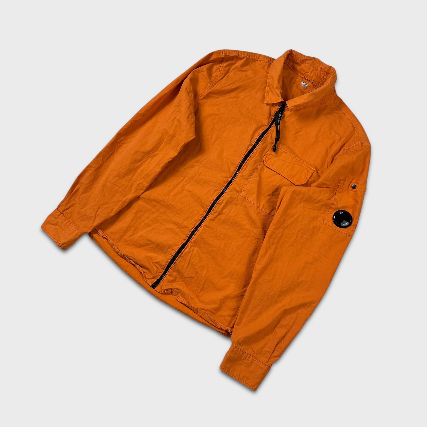 CP Company Orange Zip Lens Overshirt M