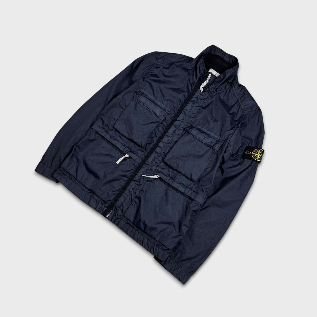 Stone Island Navy Membrana 3L TC Jacket M