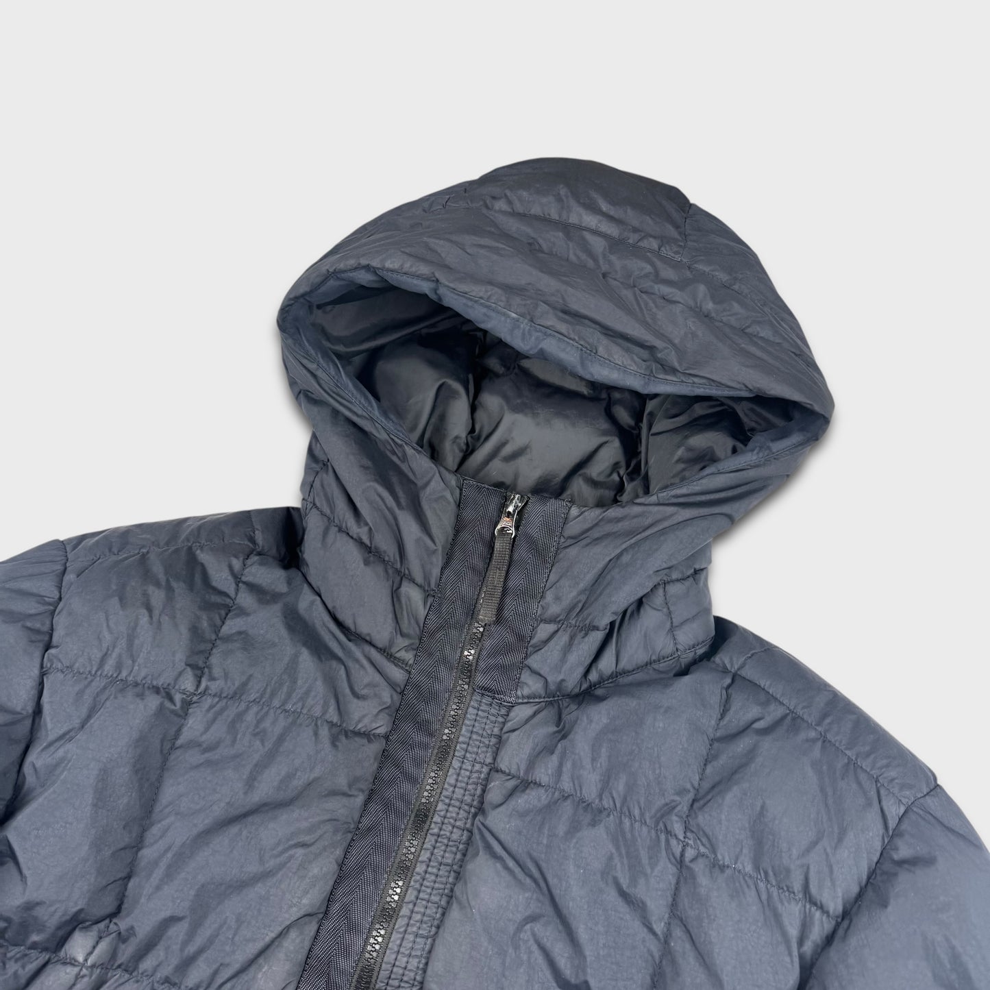 Stone Island Navy Garment Dyed Crinkle Reps NY Down Jacket XL