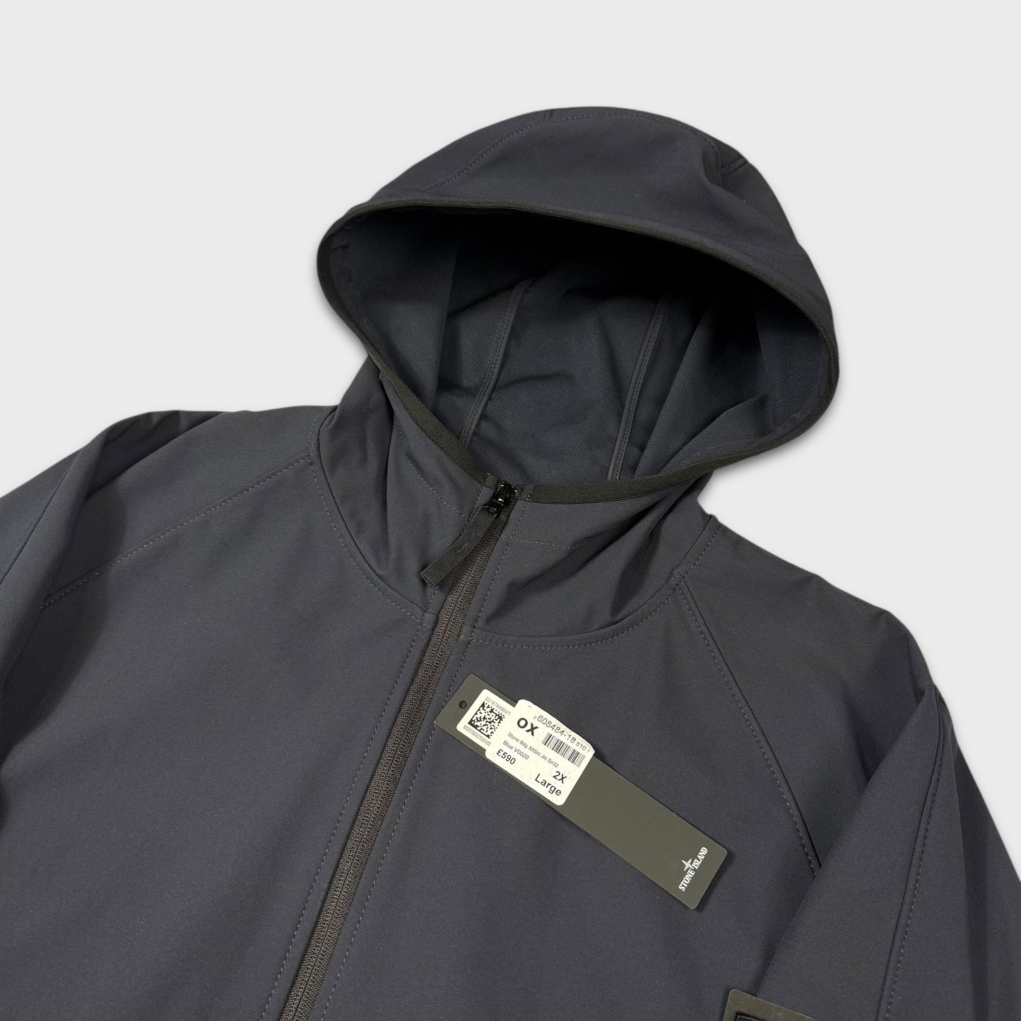 Stone Island Navy Light Soft Shell-R Jacket BNWT XXL