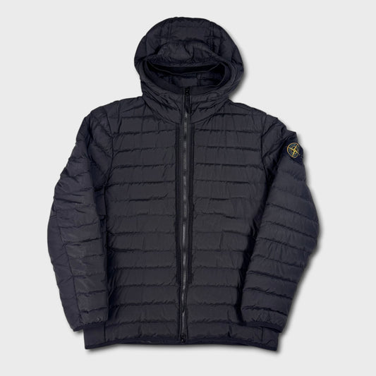 Stone Island Black O-Cotton R-Nylon Tela Puffer Jacket XL