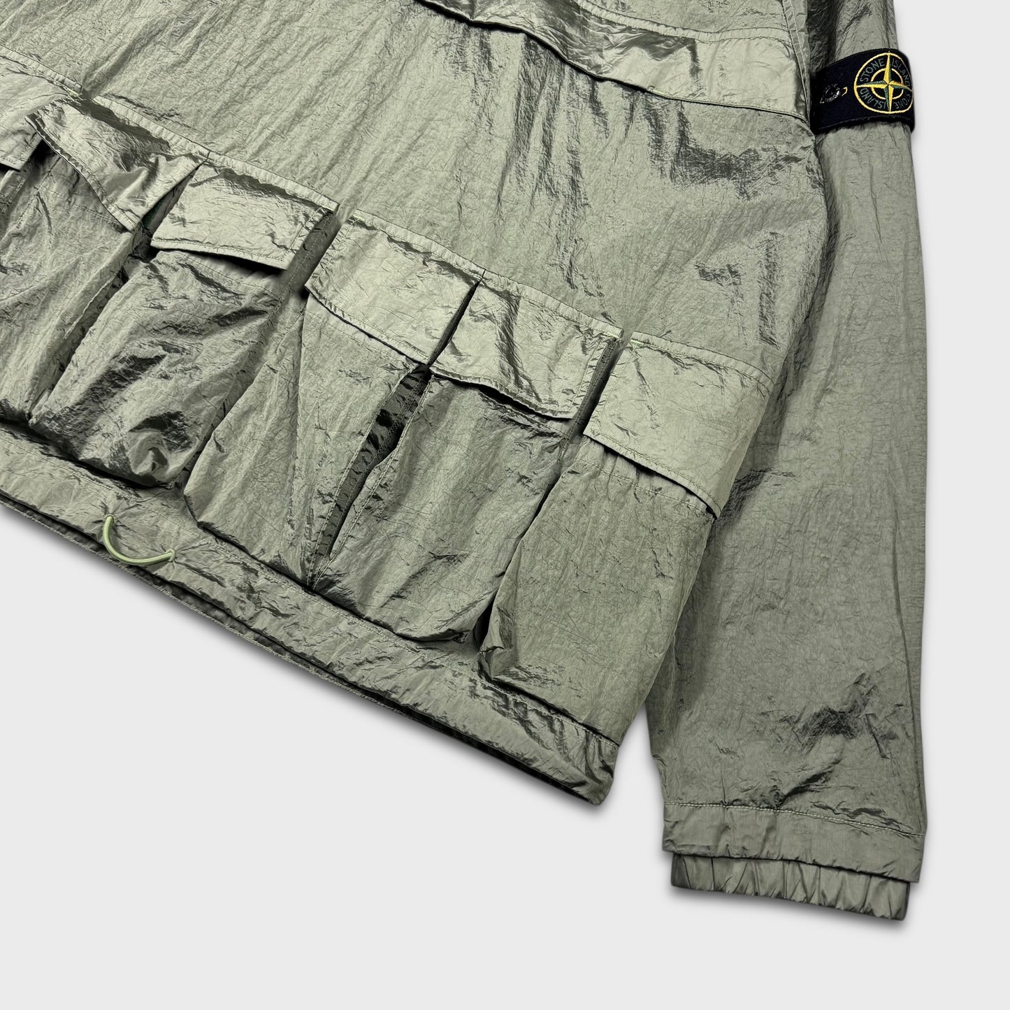 Stone Island Nylon Metal Watro-TC Regenerated Econyl Nylon Smock Jacket L