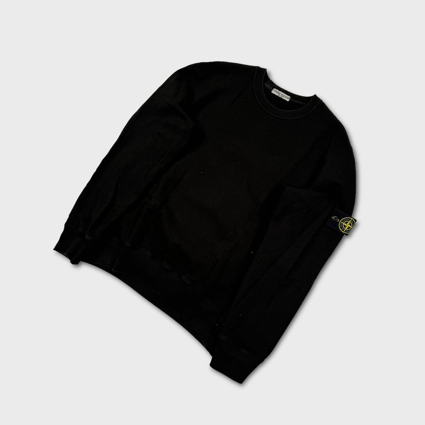 Stone Island Black Crewneck Sweatshirt XXL