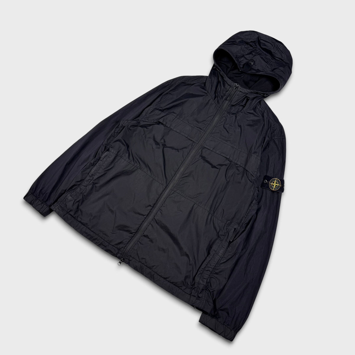 Stone Island Garment Dyed Crinkle Reps R-NY Hooded Jacket XXL