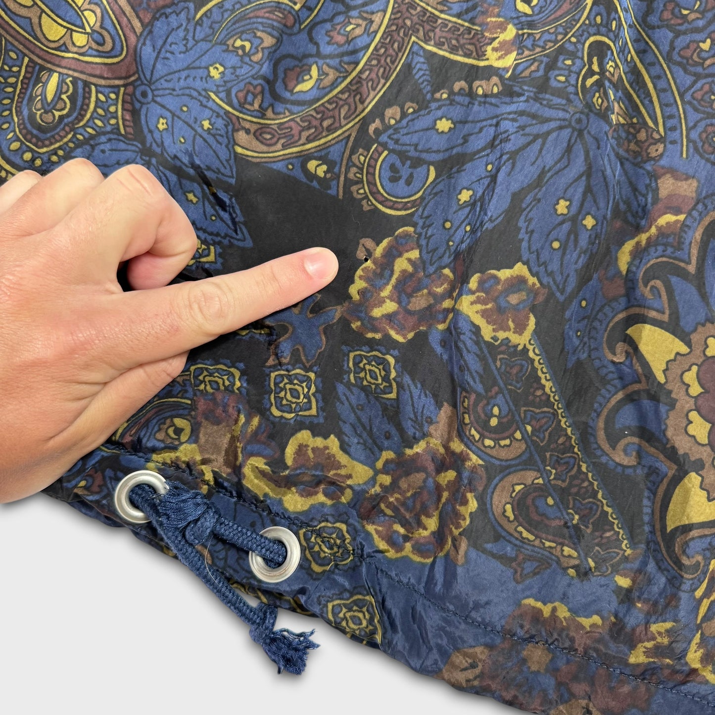 Stone Island x Supreme Paisley Nylon Metal 5C Anorak Jacket M